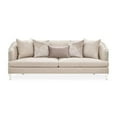 thumbnail image 2 of Michael Amini Camden Court Sofa - Natural Flax/Platinum, 2 of 16
