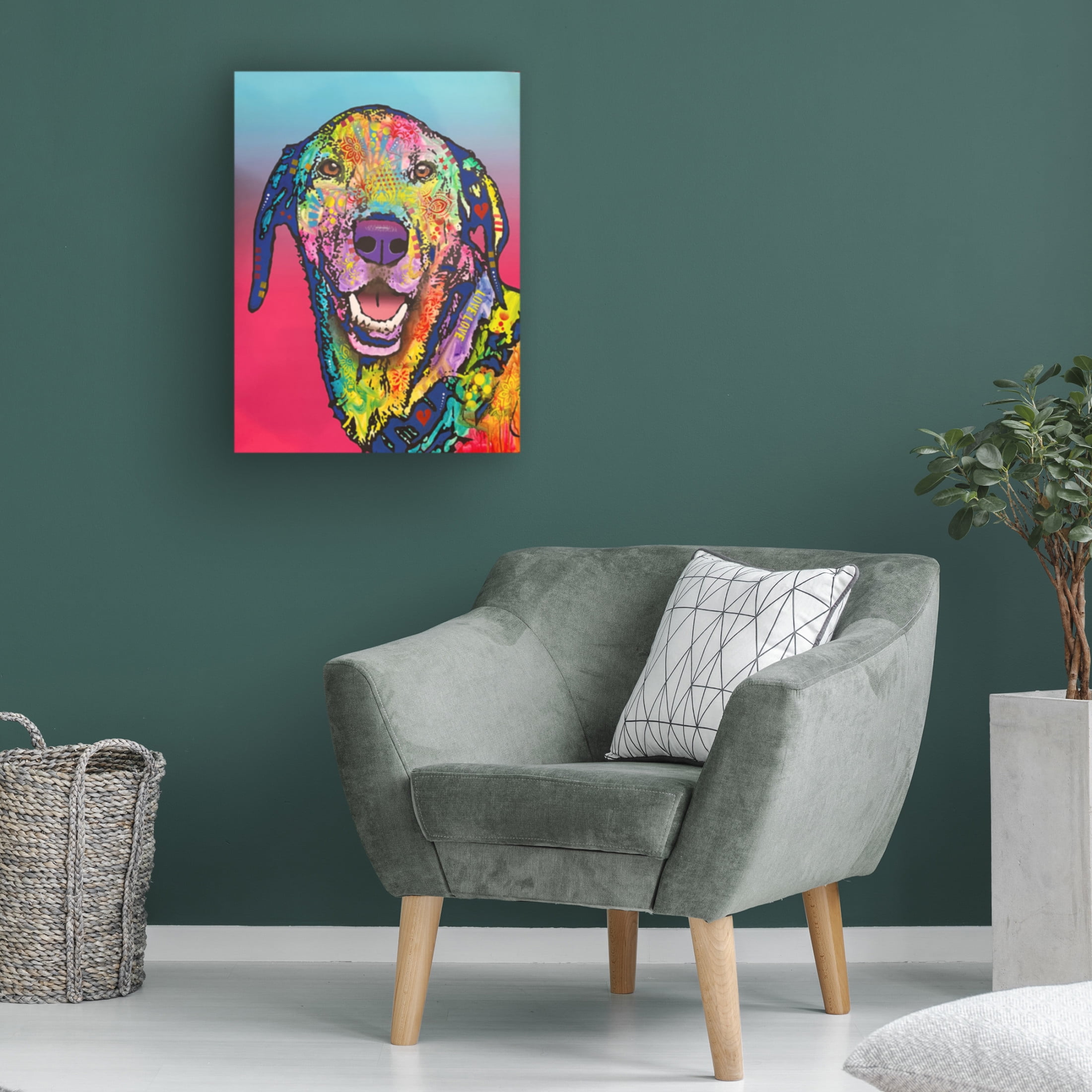 Canvas Wall Art - Dean Russo 'Zoomies Expert' Wall Art for Living Room, Bedroom, or Office Décor by Trademark Fine Art - 24 x 32 Inches