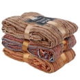 thumbnail image 2 of Multi Color Crystal Chenille Throw Blanket Red/Green/White Plaid 60" x 80", 2 of 5