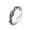 White, variant on Men's Stainless Steel Vintage Feather Leaf Wrap Biker Ring White Cubic Zirconia Inlay Punk Style Angel Wing Statement Wedding Band Size 8