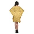 thumbnail image 3 of Moomaya Printed Women Kaftan Cover Up Beachwear Short Caftan Cover Up Dress, 3 of 6