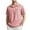 Pink, variant on HaoXianJian Plus Size Men's Linen Shirts Top Short Sleeve Button Up Tshirt Casual V Collar Solid Color Shirt Summer Beach Top Loose Fits Blouses for Men with 2 Pocket L-5X