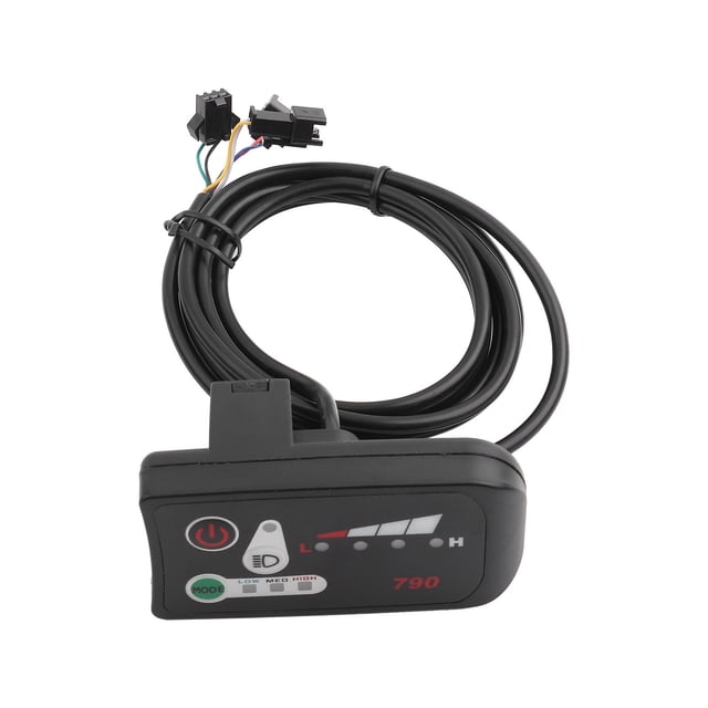 Panel de control con pantalla LED impermeable, accesorio de bricolaje para scooter eléctrico (24 V)