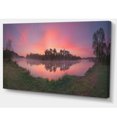 thumbnail image 2 of Purple Tinged Lake Sunrise View - Landscape Artwork Canvas, 2 of 3