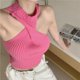 thumbnail image 5 of Camisolas sexis para mujer, sexys, coloridas, combinables, ropa de calle, sin mangas, prendas de punto para mujer, estilo Harajuku europeo, moda de verano Y2k, 5 of 5