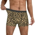 thumbnail image 2 of Cauagu Leopard Print Print Boxer Briefs for Men,Comfortable Breathable Men's Underwear Moisture Wicking Underpants -Large, 2 of 8
