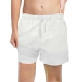 thumbnail image 2 of Boy's Pants Casual Drawstring Waist Shorts High Rise Stretchy Knit Trousers, 2 of 4