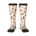 thumbnail image 1 of Fotbe Wine Bottles With Grapes Calcetas Divertidas Estampadas para Hombre y Mujer, Calcetas de Algodón hasta la Rodilla para Caminar, Correr, Enfermería y Embarazo, 1 of 6