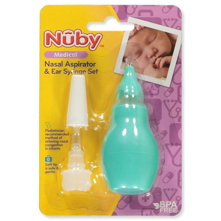 Nuby Nasal Aspirator & Ear Syringe Set