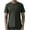 Army Green, variant on ohmzyzo Men's Short Sleeve T-Shirts Quick Dry Moisture Wicking Athletic Tee Tops Breathable Solid Color Tees Gym Sports Shirts for Big & Tall Dark Gray L