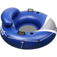 thumbnail image 1 of Blue and GreyRiver Tubes for Floating Heavy Duty, Pool Float Adult, 53" Inflatable Float Tube for Beach Lake Rafting, River Floats with Mesh Bottom, 1 of 6