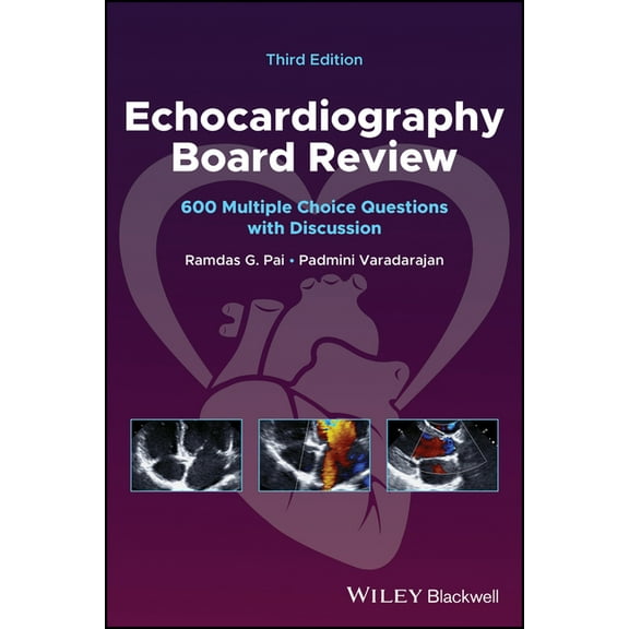 Echocardiography Board Review: 600 Multiple Choice Questions with Discussion, (Paperback)