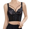 thumbnail image 1 of Lace Design Shapewear Bra for Everyday Comfort and Support with Wide Band Side Support Sagging Reduction Push Up Enhancement Plus Thick Cup, 1 of 5