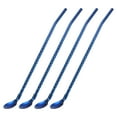 thumbnail image 1 of Unique Bargains Lot de 4 Pailles-Cuillères en Acier Inoxydable de 8,6 Pieds Réutilisables avec Manche Torsadé, Bleu, 1 of 5