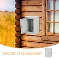 thumbnail image 3 of FESTFENDS Dustproof Distribution Box Outdoor Junction Box Aluminum Grey Quick Installation 1Set, 3 of 8
