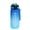 Gradient blue, variant on Motivational Water Bottle 600ml Leakproof Sports Water Bottle with Time Marker Straw Frosted Gradient Portable Cup