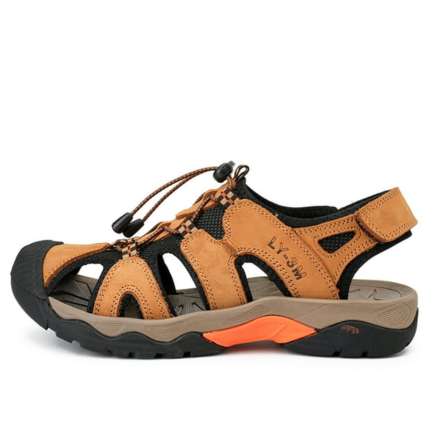 Sandalias deportivas para hombre Sandalias de senderismo con punta cerrada Sandalias deportivas ligeras Casual
