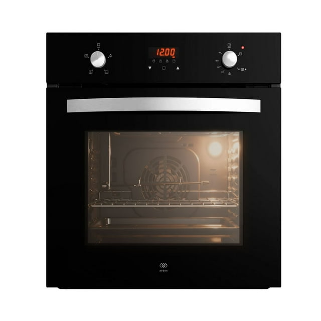 Horno Empotrable Mixto Gas Natural y Eléctrico 127V de 58L, Panel Digital, Temporizador 24hrs, Temp 130°-250°C | AVERA HEM02NAT