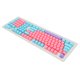 thumbnail image 4 of Teclas de teclado PBT de 2 colores moldeadas por inyección con transmisión de luz OEM Altura DIY Teclas combinadas para teclado mecánico Rosa Azul Púrpura, 4 of 12