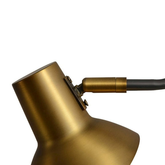 Swing Wall Light - Brushed Brass Plug-in Dimmer Switch