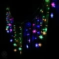 thumbnail image 4 of ZOELNIC Christmas 96LEDs Snowflake Fairy String Curtain Window Light LED Starry Christmas String Lights for Holidays Wedding Party Decor (Warm Light), 4 of 11