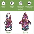 thumbnail image 6 of Honeii Color Shiny Print Small Dog Hoodies Pet Hooded Sweatshirts Fall Winter Puppy Cat Sweaters Warm Clothes for Small Dogs Outfits Costume-X-Small, 6 of 7