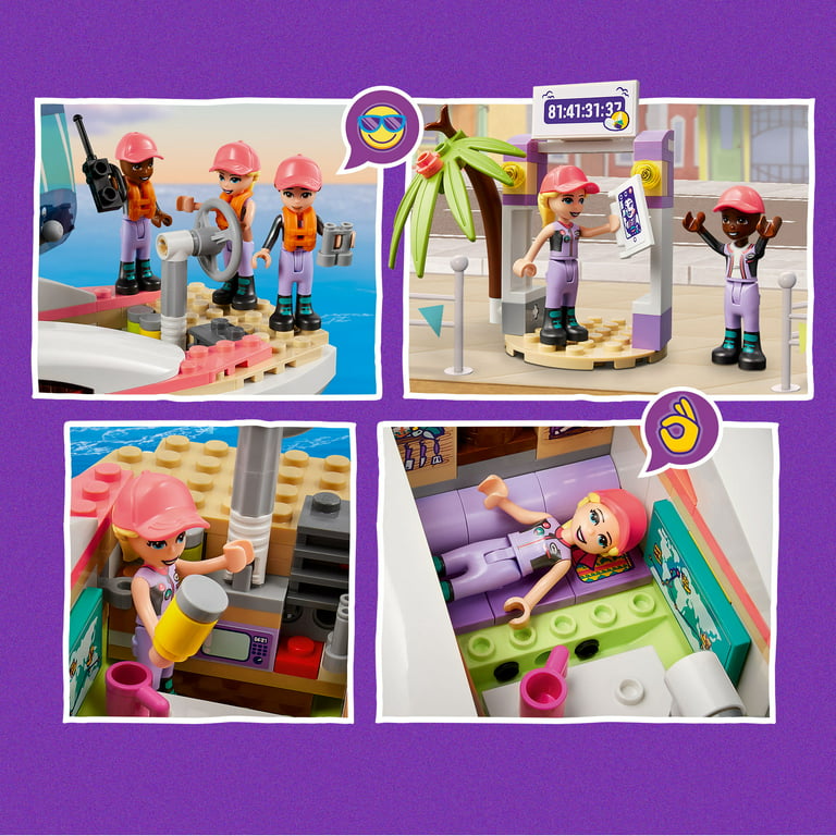 LEGO Friends Stephanie's Sailing Adventure 41716 Toy Boat Building Set, Collectible Gifts for 7 Plus Year Old Kids, and Boys with 3 Mini Dolls and Accessories -