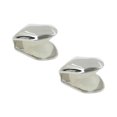 thumbnail image 1 of 4pcs Silver Plated Small Single Tooth Cap Hip Hop Teeth Grill Decoration, 1 of 6