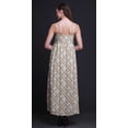 thumbnail image 3 of Bimba Robe Longue Chic Imprimée Teinture sur Nœuds pour Femme, Style Bohème, Maxi d'Été, Tenue de Plage - Très Petit, 3 of 6