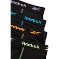thumbnail image 3 of Paquete de 4 Bóxers Tipo Brief Reebok para Hombre con Entrepierna de 15 cm Talla Pequeña Negro, 3 of 6