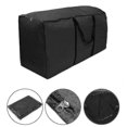 thumbnail image 3 of Bolsa de transporte grande para muebles de jardín, bolsa de almacenamiento para cojines, impermeable, color negro, 3 of 5