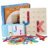 Colorido juguete Montessori con tarjetas juguetes educativos para edades tempranas para niños mayores de 3 años