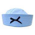 thumbnail image 3 of Sombrero de marinero, accesorio de cosplay, sombrero de capitán de la marina para espectáculos de Halloween. Azul, 3 of 9
