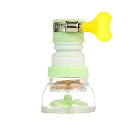 

jiacuix Household Kitchen 360-degree Rotating Splash-proof Water Purification Filter Water Saving Nozzle Replacement Accessories Multicolor