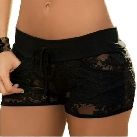 

Rovga Women Underwear Lady Lace Panty Black Knickers Briefs 1 Pcs