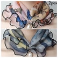 thumbnail image 2 of Women Neck Scarves Thin 2PCS Faux Pearl Soft Decorative Head Wraps Circle scarf, 2 of 10