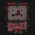 thumbnail image 2 of 23 Goat Greatest Of All Time Roses Sweatshirt for Men or Women Brisco Brands L, 2 of 6