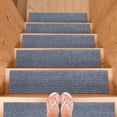 thumbnail image 2 of Non-Slip Rubberback Solid 8" x 30" Indoor/Outdoor Stair Treads for Stairs, Garage, Patio, 14 Pack, Gray, 2 of 6