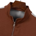 thumbnail image 6 of Paiwinds Men's Color Block Short Sleeve Half-Zip Stand Collar Pocket Casual Sportswear T-Shirt, 6 of 9