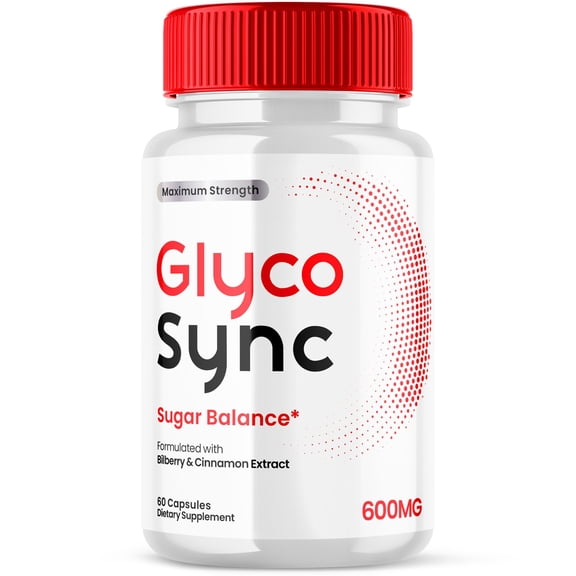 Glyco Sync Advanced Blood Support Pills Natural Glyco Support Supplement 60 Capsules