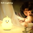 thumbnail image 3 of Luz de noche de pingüino, luz de noche para bebé, luz de noche portátil, luz de noche para niños, luz de noche de silicona de pingüino multicolor, 9 colores, control sensible al tacto, lámpara para ni, 3 of 5