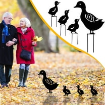 Cadorn Wrought Iron Garden Grass Ornaments - Metal Hollow Decor for Yard & Outdoor Landscaping