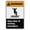 Warning Sign 2, variant on Warning Stay Clear Automated Machinery May Start Any Time Sign 8"x12", Rustic Metal Tin Sign Home Outdoor Art Wall Decoration for Cafe Bar Kitchen, Indoor Outdoor Use