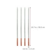 thumbnail image 2 of HEANUJJ 4Pcs Kebab Skewers With Wood Handle For Outdoor Cooking, 2 of 6