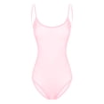 thumbnail image 4 of Traje de Uniforme Body Gibobby de malla sin espalda 1 pieza para mujer Cuello halter con cordones picardías transparente Lencería rosa XXL, 4 of 4