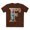 Dark Chocolate, variant on Letter F Graphic Design Tee Unisex 100 Cotton With Antique Gold Letters Artwork T-Shirt