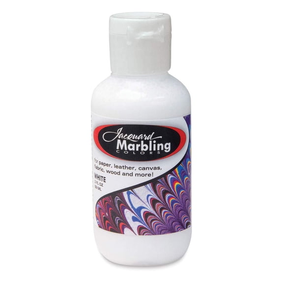 Jacquard Marbling Colors and Kits - White, 2 oz