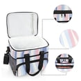 thumbnail image 6 of FORMRS Insulated Cooler Bag 24 Cans Capacity Soft Leakproof Lunch Box with Side Pockets, Abstract Pink, 6 of 7