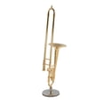 thumbnail image 5 of 12cm Miniature Pure Trombone Model with Support Mini Model with Box, 5 of 6