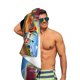 thumbnail image 5 of Dave y Ava Toalla de playa de secado rápido con diseño temático, regalo para mujeres y niñas, ideal para cumpleaños, fans, amantes de la música, uso en la playa o al aire libre, 78 × 150 cm, 5 of 6